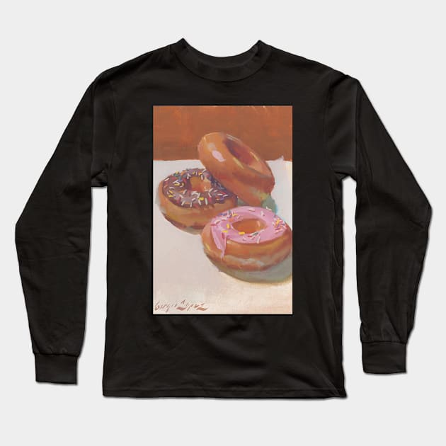 Donuts Long Sleeve T-Shirt by TheMainloop